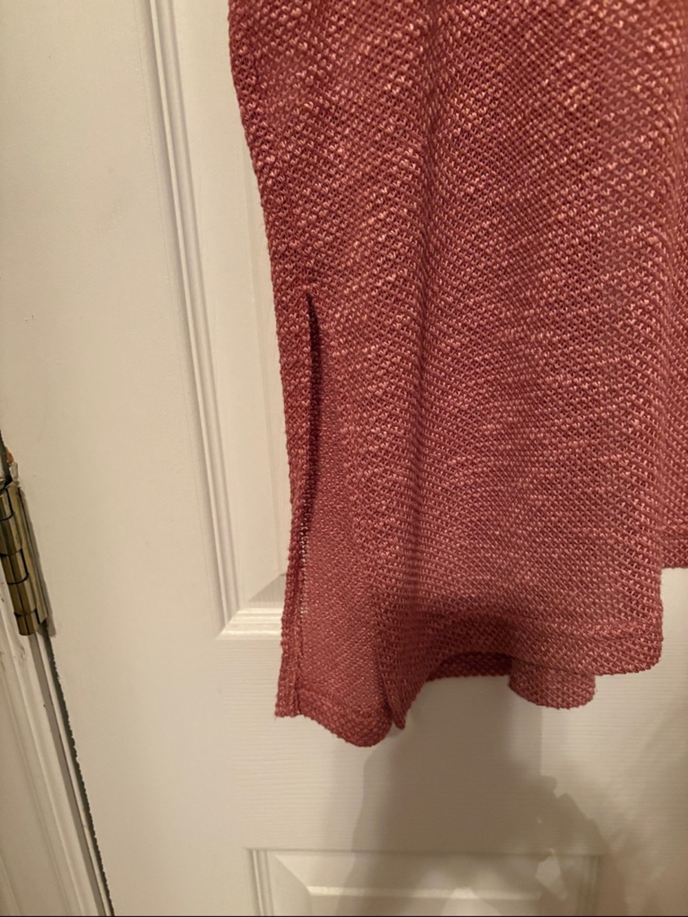 NWT Aeropostale open cardigan relaxed loose fit Sz S coral. Msrp $45. Side slits - Picture 6 of 6